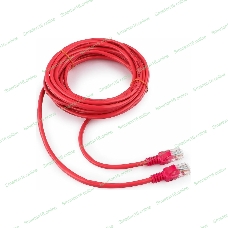 Патч-корд UTP Cablexpert cat.5e, 5м, литой, многожильный (красный)