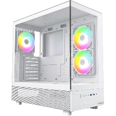 Компьютерный корпус Montech XR белый без БП ATX 3x120mm 2xUSB3.0 audio bott PSU