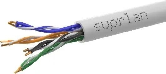 Кабель информационный Suprlan Standard 01-0320-1 cat.5e U/UTP 4 пары 24AWG LSZH универсальный 305м серый
