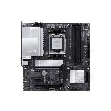 Материнская плата MSI PRO B850M-A WIFI, AM5, AMD B850, 4xDDR5, 4xSATA, 2xM.2, 1xPCIe 5.0 x16, 1xPCIe 4.0 x4, 1xPCIe 3.0 x1, 1xDP, 1xHDMI, 1x5Gb LAN, Wi-Fi 7, Bluetooth 5.4, 2xUSB-C 10Gbps, 3xUSB-A 10Gbps, 3xUSB-A 5Gbps, 4xUSB-A 2.0, 3x3.5 мм, 7.1, mATX