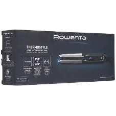 Выпрямитель для волос Rowenta Thermostyle SF7120E0 черный/серый, 30 мм, 230 °C, 6 режимов