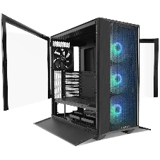 Компьютерный корпус Lian-Li Lancool III RGB черный без БП ATX 10x120мм 3x140мм 2xUSB 3.0 audio bott PSU
