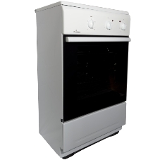Плита электрическая Flama CE 3201 W белый, конфорок 2 шт, духовка 30 л, 50 см x 85 см x 36 см