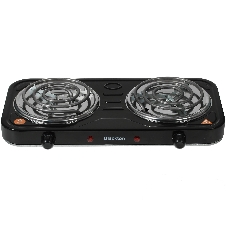 Плита настольная электрическая Blackton Bt HP206B чёрный, ТЭН, конфорки - 2, эмаль, поворотные переключатели