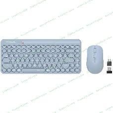 Комплект клавиатура+мышь A4Tech FStyler FG3200 Air Blue беспроводной, USB, 2000 DPI, голубой