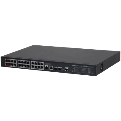 Коммутатор Dahua DH-S4228-24GT-360, 24×1 Гбит/с + 2×1 Гбит/с + 2×1 Гбит/с SFP, управляемый