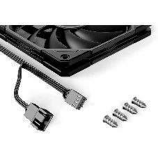 Вентилятор для корпуса ID-Cooling TF-12015-K черный, 120 мм, 2200 об/мин, 32.3 дБ, 4 pin