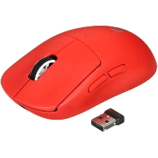 Мышь беспроводная Logitech G PRO X SUPERLIGHT 2 SE красный оптическая 44000dpi беспров. USB-C (910-007474)
