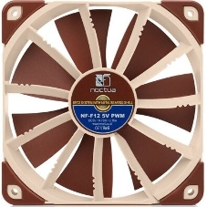 Вентилятор корпусной Noctua NF-F12 5V PWM, 120 мм, 1500 об/мин, 22.4 дБ, 4 pin PWM, без подсветки