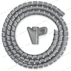 Кабельный органайзер Buro Spiral Hose 15x1500мм Silver