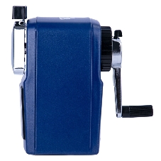 Точилка для карандашей механическая Deli 71156BLUE, 1 отверстие, металл, синий