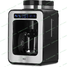 Кофеварка капельная BQ CM7000 черный/стальной, исп. кофе - зерновой/молотый, 0.6 л, 600 Вт