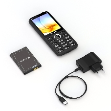 Мобильный телефон Maxvi K15n 4G черный