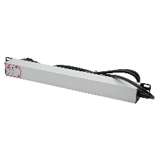 Блок распределения питания DKC R519SH8CD для 19 дюйм шкафов, 16A 8 Х Schuko, индикатортока, вх. разъем Schuko