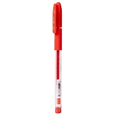 Ручка гелевая Deli EG150-RD прозрачный, d=0.38мм, красные чернила, игловидный пишущий наконечник, резиновая манжета Ручка гелевая Deli EG150-RD прозрачный, d=0.38мм, красные чернила, игловидный пишущий наконечник, резиновая манжета