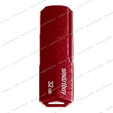 Флешка USB SmartBuy CLUE Burgundy (SB32GbCLU-BG), 32Gb, USB 3.1, R/W 40/25, красный