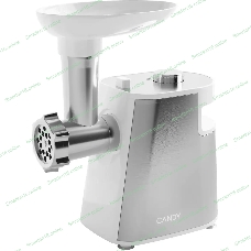 Мясорубка электрическая Candy CG-200 белый, 2000 Вт, 2.3 кг/мин, реверс, защита от перегрузки, насадки - 5