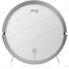 Робот-пылесос Vitek VT-1804 белый/серый, Li-Ion, уборка влажная, пылесборник контейнер 0.45 л