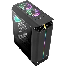 Компьютерный корпус Aerocool/Formula Gladiator Duo-G-BK-v1 черный без БП ATX 3x120мм 2xUSB3.0 audio bott PSU