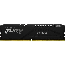 Оперативная память Kingston Fury Beast Black, DDR5, 32GB (1x32GB), 5600 MHz, CL36, с радиатором, чёрный