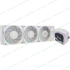 Водяное охлаждение для процессора Thermalright Hyper Vision 360 (360mm, LED, White, ARGB/Fans: 3x120mm, 69CFM, 27dBA, 2150RPM/Pump height 68mm, 6400RPM, Rad thickness 27mm/S: 1700, 1200, 1851, 115X, 2011, 2066, AM5, AM4)