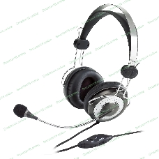 Гарнитура Genius HS-04SU черный/серый, проводная