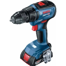 Дрель-шуруповерт Bosch GSR 18V-50 + L, Аккумуляторная, 18В, 2 АКБ, Кейс