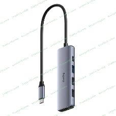 USB-концентратор CUDY UH405, USB Type-C, HDMI, USB, адаптер/ USB Type-C