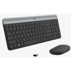 Комплект клавиатура+мышь Logitech MK470 беспроводной, USB, 1000 DPI, чёрный