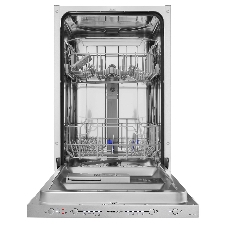 Встраиваемая посудомоечная машина HOMSAIR DW44L-2, серебристый, 44.8 см, 9 компл., 49 дБ, класс A++