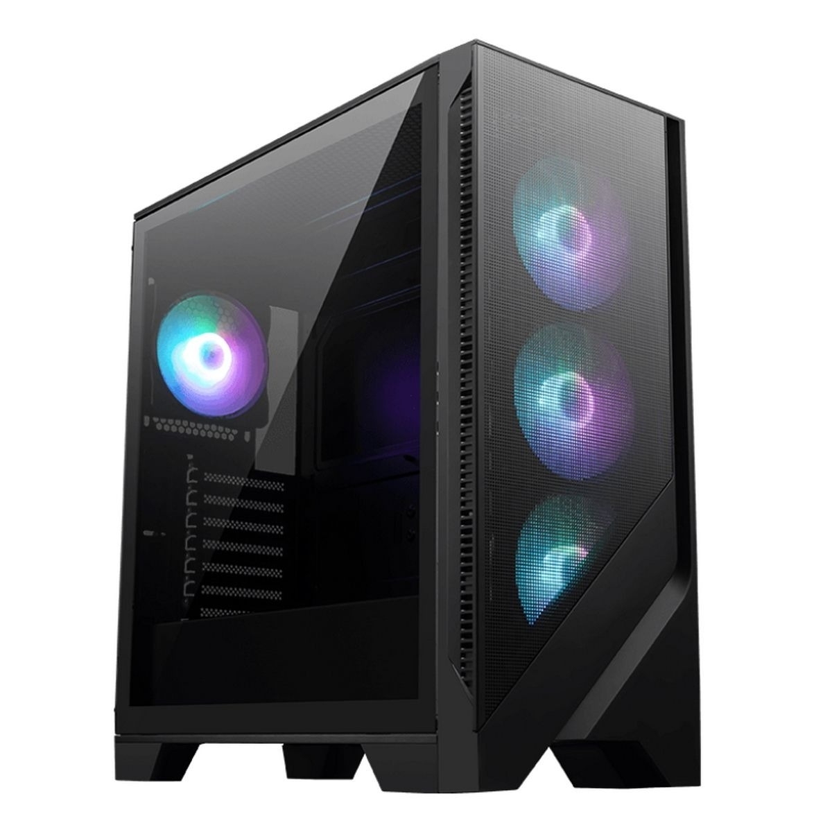 Корпус MSI MAG FORGE 320R Airflow, Midi-Tower, чёрный, 4 x 120 мм