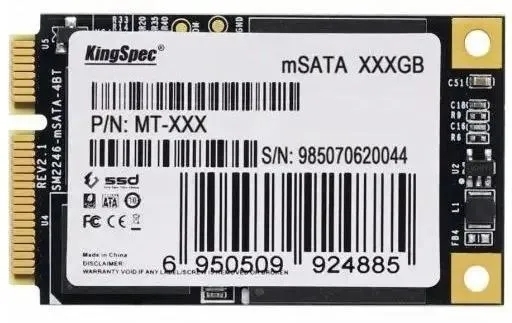 Накопитель SSD KINGSPEC MT Series MT-512, mSATA, R/W 560/540, 3D NAND