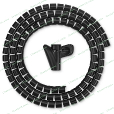 Кабельный органайзер Buro Spiral Hose 15x1500мм черный