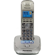 Телефон Panasonic KX-TG2511RUN (платиновый) АОН, Caller ID,спикерфон на трубке,переход в Эко режим одним нажатием