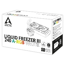 Жидкостная система охлаждения Arctic Liquid Freezer III 240 A-RGb белый, 120 мм, алюминий, 2800 об/мин, 25 дБ, 4 pin, 250 Вт