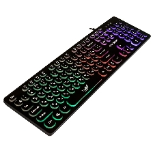 Клавиатура проводная Dialog Gan-Kata KGK-16U BLACK - игровая с RGb-подсветкой, USB, черная