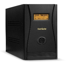 Источник бесперебойного питания ExeGate SpecialPro Smart LLB-2000.LCD.AVR.EURO.RJ 2000VA/1200W, LCD, AVR, 4 евророзетки, RJ45/11, черный