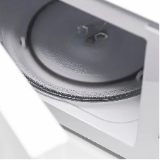 Микроволновая печь General Electronics GE MS120W белая, 20 л, 700 Вт, переключатели — поворотный механизм