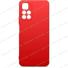 Чехол (клип-кейс) BORASCO Microfiber Case, для Xiaomi Poco M4 Pro, красный