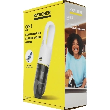 Пылесос ручной Karcher CVH 3 Plus белый/черный, 70 Вт, уборка сухая, пылесборник контейнер 0.15 л