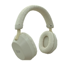 Беспроводные/проводные наушники MORE CHOICE HW55 молочный, накладные, Bluetooth + проводной, до 12 ч