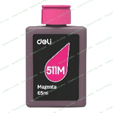 Чернила водорастворимые Deli 511M-EA1 пурпурный 65 мл