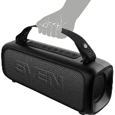 Портативная колонка SVEN PS-235 черный 12W 2.0 BT 3600mAh