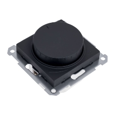 Светорегулятор (диммер) SE AtlasDesign карбон, повор-нажим, LED, RC, 400 Вт, мех.
