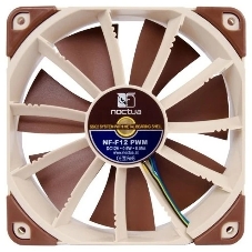Вентилятор корпусной Noctua NF-F12 PWM, 120 мм, 300-1500 об/мин, 18-22 дБ, 4 pin PWM, без подсветки
