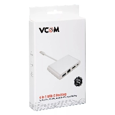 Кабель-адаптер USB3.1 Type-CM-->HDMI+USB3.0+RJ45+PD charging VCOM