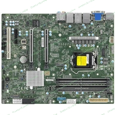 Материнская плата Supermicro MBD-X12SCA-F-B W-1200 CPU, 4 DIMM slots, Intel W480 controller for 4 SATA3 (6 Gbps) ports, RAID 0,1,5,10, 1 PCIe 3.0 x4, 2 PCIe 3.0 x16 slots, bulk
