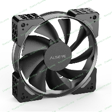 Вентилятор для корпуса Alseye N12-B черный, 120 мм, 1800 об/мин, 37.8 дБ, 4 pin