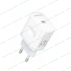 Сетевое зарядное устройство BOROFONE (6941991121357) BA99A СЗУ 1Type-C 3.0A PD 20W, белый