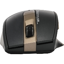 Мышь беспроводная A4Tech Fstyler FG35 золотистый/черный, 2000 dpi, радиоканал, USB, кнопки - 6